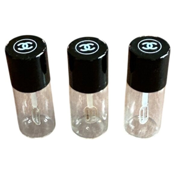CHANEL Cosmetic Glass Jars Containers - Lot of 3 - Picture 1 of 13